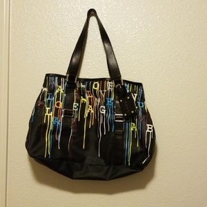 Gwen stefani L.A.M.B Black Leather Purse.